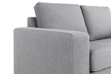 Crazy 6-seters Vendbar L-formet X-Large Hjørnesofa i Stoff - Grå - Møbler - Sofaer - Hjørnesofaer