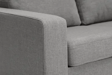 Crazy 6-seters Vendbar L-formet X-Large Hjørnesofa i Stoff - Grå - Møbler - Sofaer - Hjørnesofaer