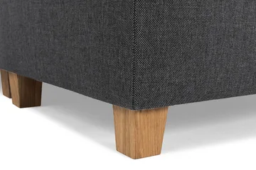 Crazy 6-seters Vendbar L-formet X-Large Hjørnesofa i Stoff - Mørk grå - Møbler - Sofaer - Hjørnesofaer