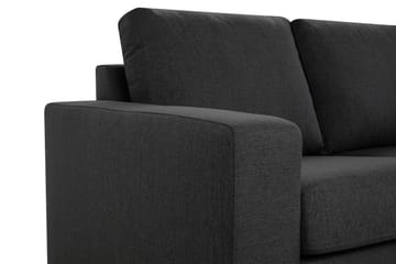 Crazy 6-seters Vendbar L-formet X-Large Hjørnesofa i Stoff - Mørk grå - Møbler - Sofaer - Hjørnesofaer