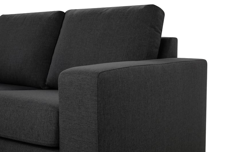 Crazy 6-seters Vendbar L-formet X-Large Hjørnesofa i Stoff - Mørk grå - Møbler - Sofaer - Hjørnesofaer