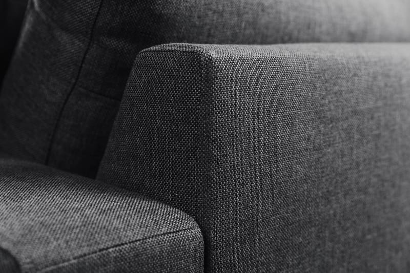 Crazy 6-seters Vendbar L-formet X-Large Hjørnesofa i Stoff - Mørk grå - Møbler - Sofaer - Hjørnesofaer