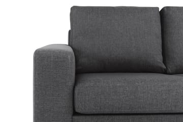 Crazy 6-seters Vendbar L-formet X-Large Hjørnesofa i Stoff - Mørk grå - Møbler - Sofaer - Hjørnesofaer