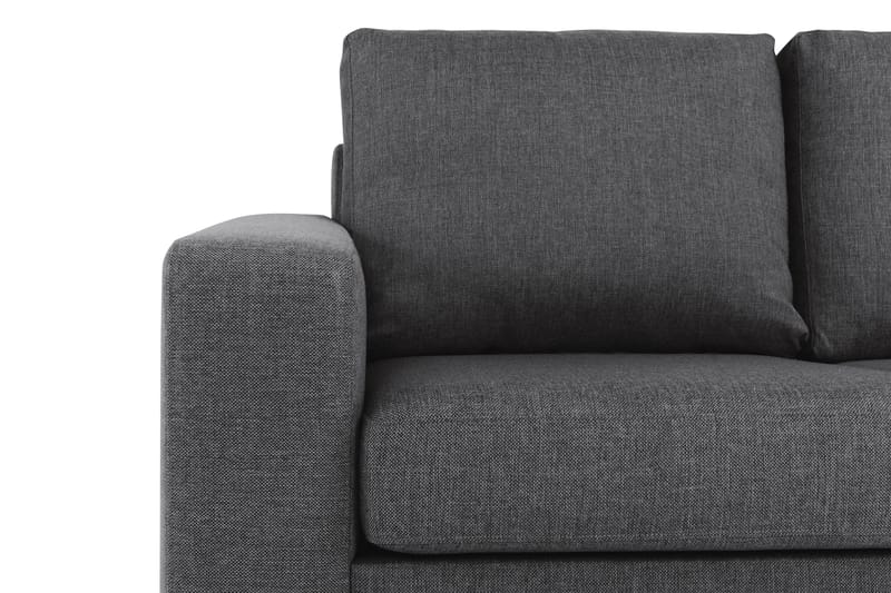 Crazy 6-seters Vendbar L-formet X-Large Hjørnesofa i Stoff - Mørk grå - Møbler - Sofaer - Hjørnesofaer