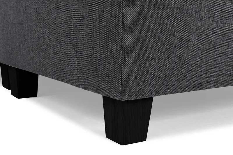 Crazy 6-seters Vendbar L-formet X-Large Hjørnesofa i Stoff - Mørk grå - Møbler - Sofaer - Hjørnesofaer