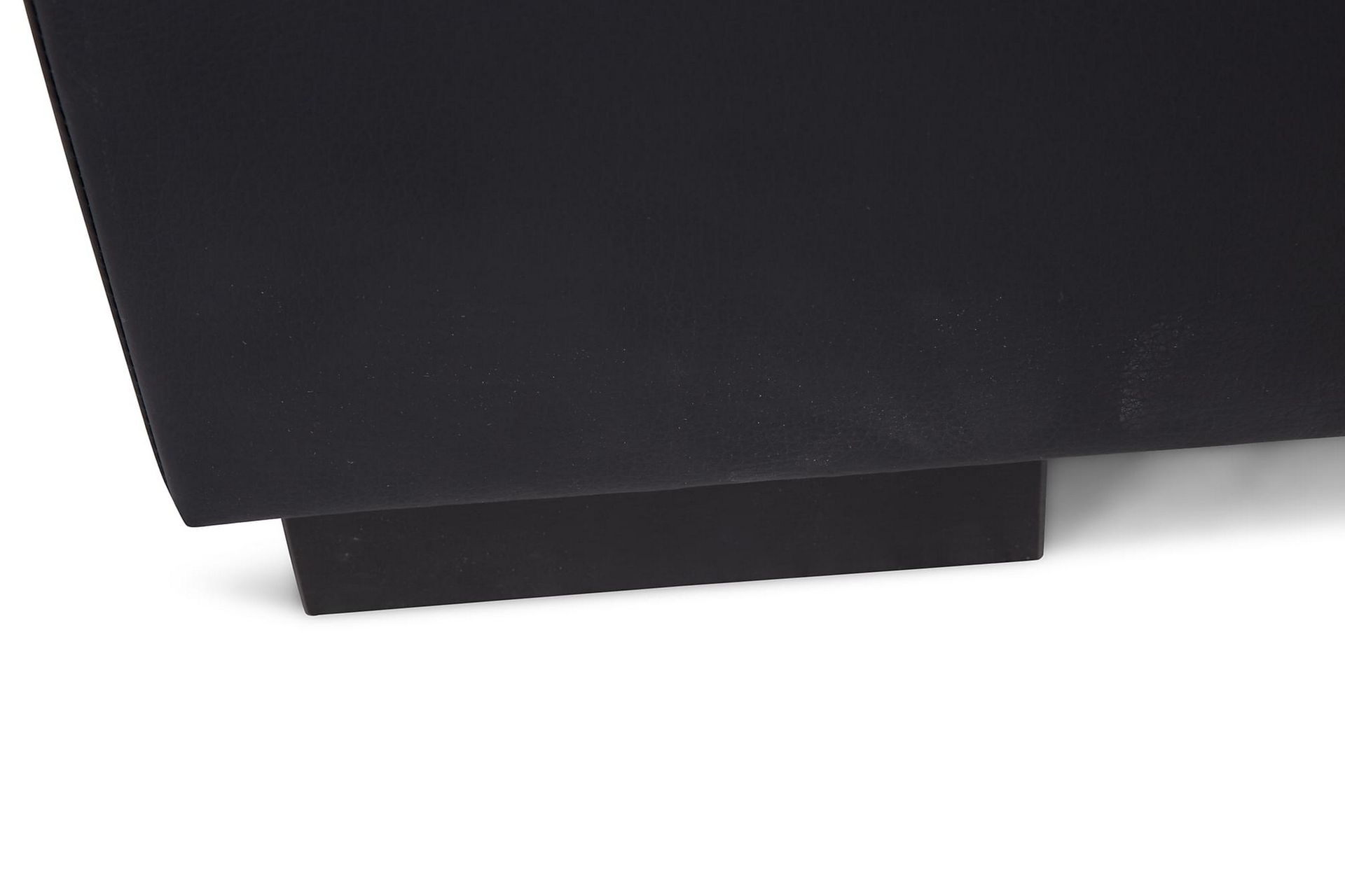 Crazy 6-seters Venstrevendt U-formet Large Hjørnesofa med Divan i Kunstlær - Svart - Møbler - Sofaer - Hjørnesofaer - Hjørnesofa med divan