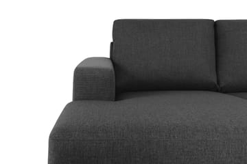 Crazy 6-seters Venstrevendt U-formet Large Hjørnesofa med Divan i Stoff - Antrasitt - Møbler - Sofaer - Hjørnesofaer - Hjørnesofa med divan