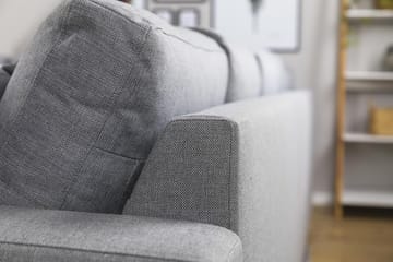 Crazy 6-seters Venstrevendt U-formet Large Hjørnesofa med Divan i Stoff - Grå - Møbler - Sofaer - Hjørnesofaer - Hjørnesofa med divan