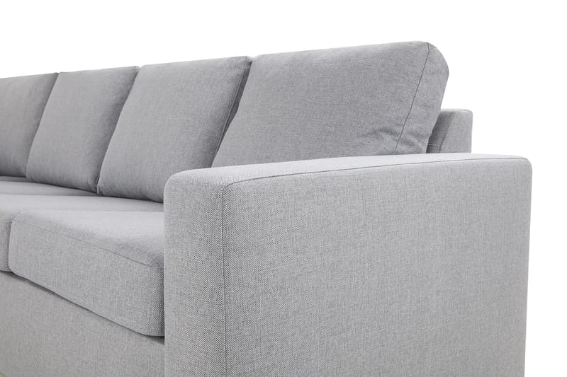 Crazy 6-seters Venstrevendt U-formet Large Hjørnesofa med Divan i Stoff - Grå - Møbler - Sofaer - Hjørnesofaer - Hjørnesofa med divan