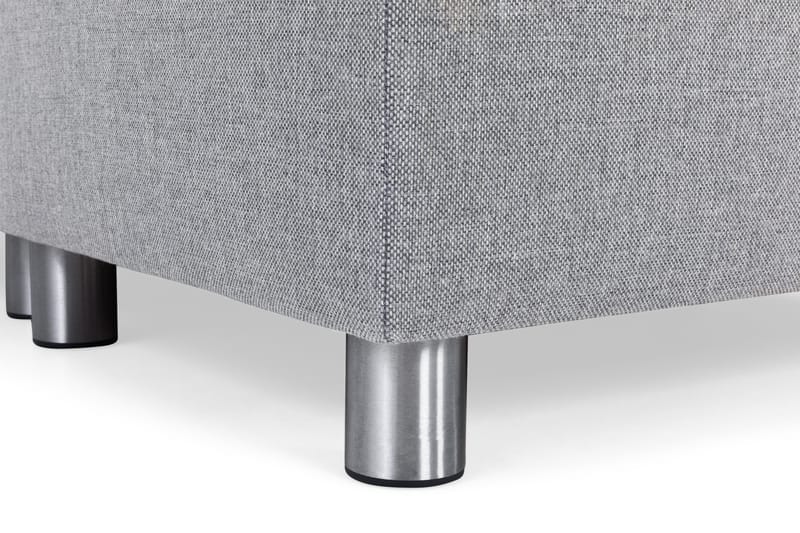 Crazy 6-seters Venstrevendt U-formet Large Hjørnesofa med Divan i Stoff - Grå - Møbler - Sofaer - Hjørnesofaer - Hjørnesofa med divan