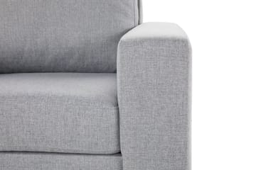 Crazy 6-seters Venstrevendt U-formet Large Hjørnesofa med Divan i Stoff - Grå - Møbler - Sofaer - Hjørnesofaer - Hjørnesofa med divan