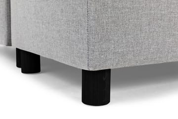 Crazy 6-seters Venstrevendt U-formet Large Hjørnesofa med Divan i Stoff - Grå - Møbler - Sofaer - Hjørnesofaer - Hjørnesofa med divan