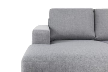 Crazy 6-seters Venstrevendt U-formet Large Hjørnesofa med Divan i Stoff - Grå - Møbler - Sofaer - Hjørnesofaer - Hjørnesofa med divan