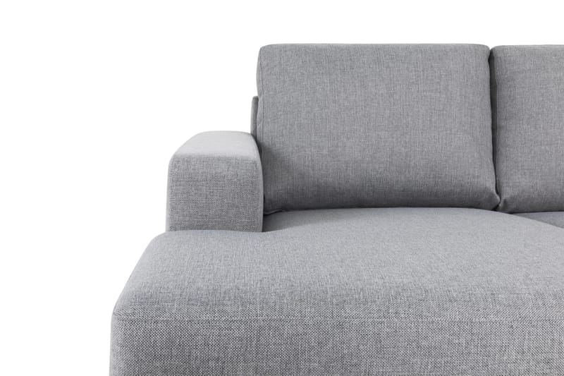 Crazy 6-seters Venstrevendt U-formet Large Hjørnesofa med Divan i Stoff - Grå - Møbler - Sofaer - Hjørnesofaer - Hjørnesofa med divan