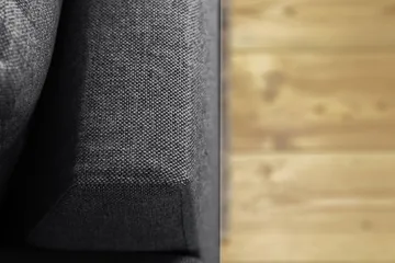 Crazy 6-seters Venstrevendt U-formet Large Hjørnesofa med Divan i Stoff - Mørk grå - Møbler - Sofaer - Hjørnesofaer - Hjørnesofa med divan