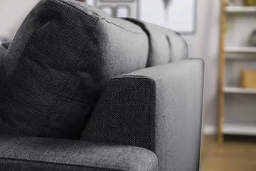 Crazy 6-seters Venstrevendt U-formet Large Hjørnesofa med Divan i Stoff - Mørk grå - Møbler - Sofaer - Hjørnesofaer - Hjørnesofa med divan