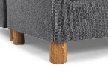 Crazy 6-seters Venstrevendt U-formet Large Hjørnesofa med Divan i Stoff - Mørk grå - Møbler - Sofaer - Hjørnesofaer - Hjørnesofa med divan