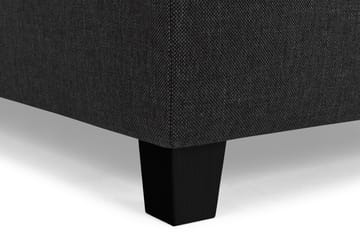 Crazy 6-seters Venstrevendt U-formet X-Large Hjørnesofa med Divan i Stoff - Antrasitt - Møbler - Sofaer - Hjørnesofaer - Hjørnesofa med divan