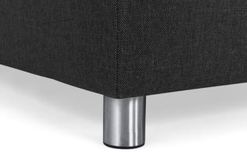 Crazy 6-seters Venstrevendt U-formet X-Large Hjørnesofa med Divan i Stoff - Antrasitt - Møbler - Sofaer - Hjørnesofaer - Hjørnesofa med divan