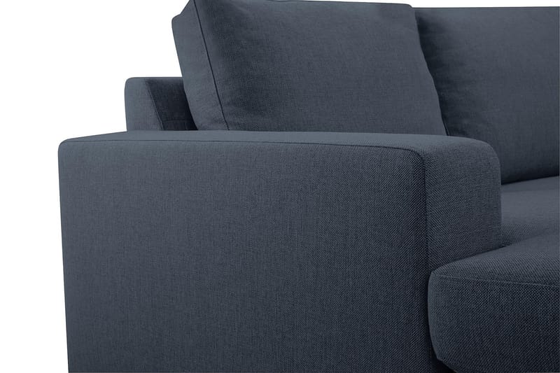 Crazy 6-seters Venstrevendt U-formet X-Large Hjørnesofa med Divan i Stoff - Blå - Møbler - Sofaer - Hjørnesofaer - Hjørnesofa med divan