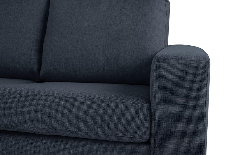 Crazy 6-seters Venstrevendt U-formet X-Large Hjørnesofa med Divan i Stoff - Blå - Møbler - Sofaer - Hjørnesofaer - Hjørnesofa med divan