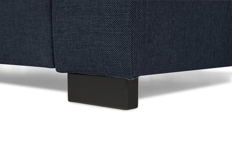 Crazy 6-seters Venstrevendt U-formet X-Large Hjørnesofa med Divan i Stoff - Blå - Møbler - Sofaer - Hjørnesofaer - Hjørnesofa med divan