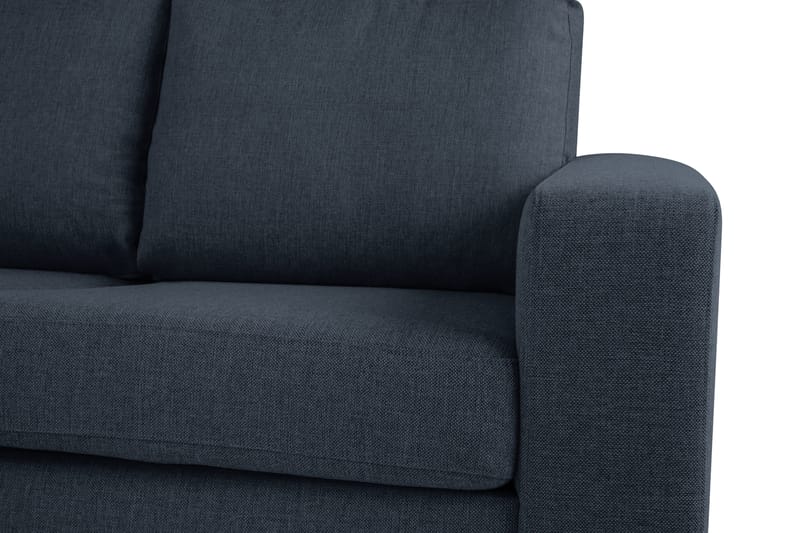 Crazy 6-seters Venstrevendt U-formet X-Large Hjørnesofa med Divan i Stoff - Blå - Møbler - Sofaer - Hjørnesofaer - Hjørnesofa med divan