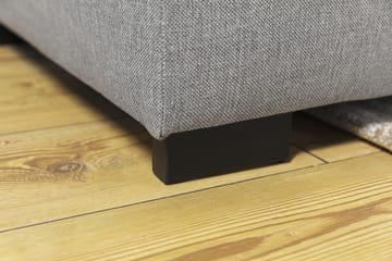 Crazy 6-seters Venstrevendt U-formet X-Large Hjørnesofa med Divan i Stoff - Grå - Møbler - Sofaer - Hjørnesofaer - Hjørnesofa med divan