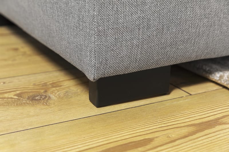 Crazy 6-seters Venstrevendt U-formet X-Large Hjørnesofa med Divan i Stoff - Grå - Møbler - Sofaer - Hjørnesofaer - Hjørnesofa med divan