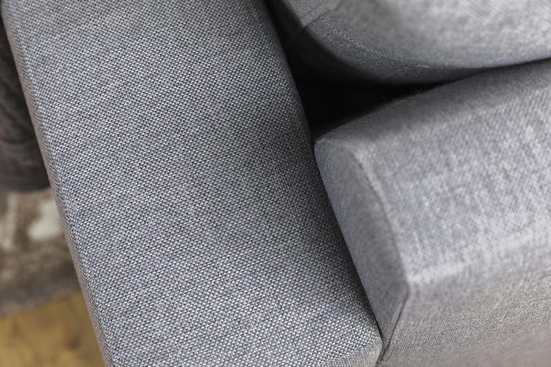 Crazy 6-seters Venstrevendt U-formet X-Large Hjørnesofa med Divan i Stoff - Grå - Møbler - Sofaer - Hjørnesofaer - Hjørnesofa med divan