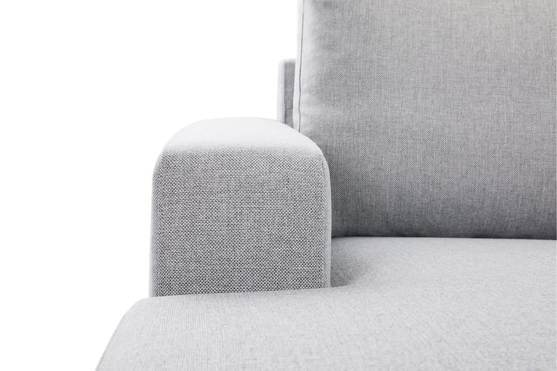 Crazy 6-seters Venstrevendt U-formet X-Large Hjørnesofa med Divan i Stoff - Grå - Møbler - Sofaer - Hjørnesofaer - Hjørnesofa med divan
