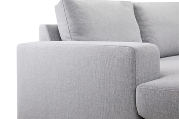 Crazy 6-seters Venstrevendt U-formet X-Large Hjørnesofa med Divan i Stoff - Grå - Møbler - Sofaer - Hjørnesofaer - Hjørnesofa med divan