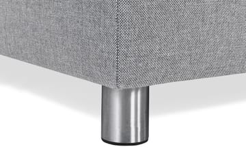 Crazy 6-seters Venstrevendt U-formet X-Large Hjørnesofa med Divan i Stoff - Grå - Møbler - Sofaer - Hjørnesofaer - Hjørnesofa med divan