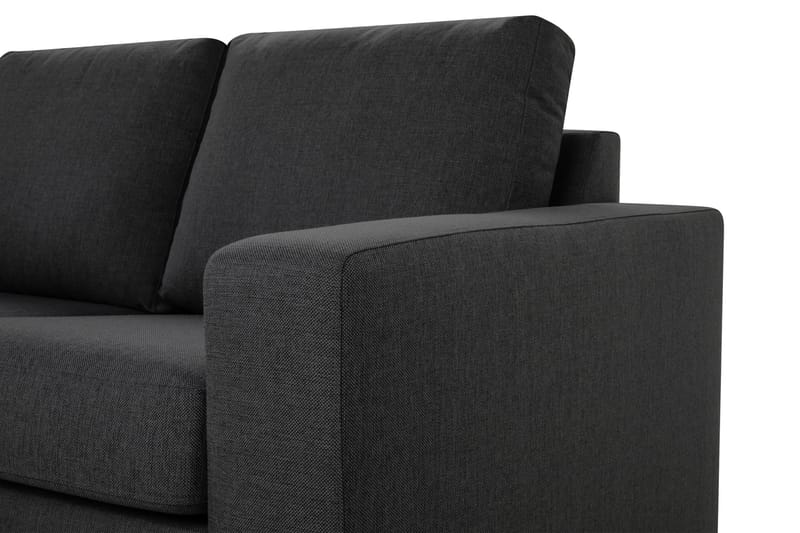 Crazy 6-seters Venstrevendt U-formet X-Large Hjørnesofa med Divan i Stoff - Mørk grå - Møbler - Sofaer - Hjørnesofaer - Hjørnesofa med divan