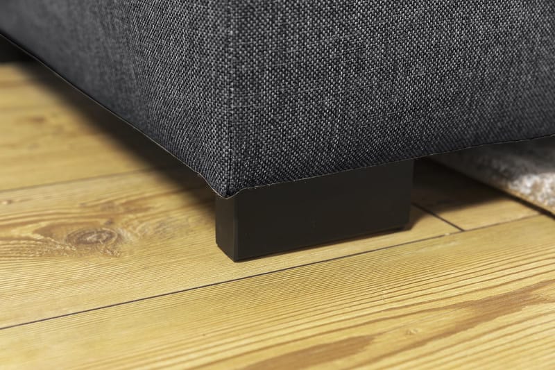 Crazy 6-seters Venstrevendt U-formet X-Large Hjørnesofa med Divan i Stoff - Mørk grå - Møbler - Sofaer - Hjørnesofaer - Hjørnesofa med divan
