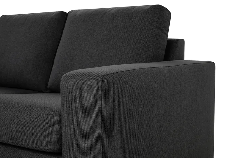 Crazy 6-seters Venstrevendt U-formet X-Large Hjørnesofa med Divan i Stoff - Mørk grå - Møbler - Sofaer - Hjørnesofaer - Hjørnesofa med divan