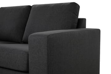 Crazy 6-seters Venstrevendt U-formet X-Large Hjørnesofa med Divan i Stoff - Mørk grå - Møbler - Sofaer - Hjørnesofaer - Hjørnesofa med divan