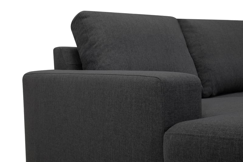 Crazy 6-seters Venstrevendt U-formet X-Large Hjørnesofa med Divan i Stoff - Mørk grå - Møbler - Sofaer - Hjørnesofaer - Hjørnesofa med divan