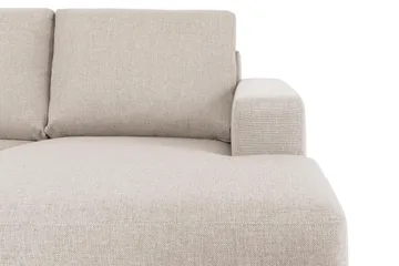 Crazy 7-seters Høyrevendt U-formet XX-Large Hjørnesofa med Divan i Stoff - Beige - Møbler - Sofaer - Hjørnesofaer - Hjørnesofa med divan