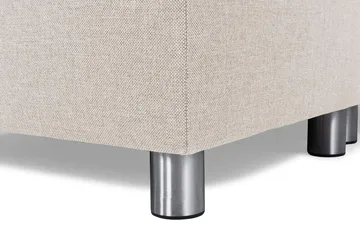 Crazy 7-seters Høyrevendt U-formet XX-Large Hjørnesofa med Divan i Stoff - Beige - Møbler - Sofaer - Hjørnesofaer - Hjørnesofa med divan
