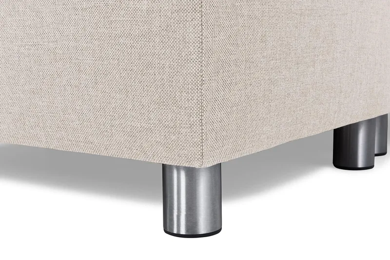 Crazy 7-seters Høyrevendt U-formet XX-Large Hjørnesofa med Divan i Stoff - Beige - Møbler - Sofaer - Hjørnesofaer - Hjørnesofa med divan