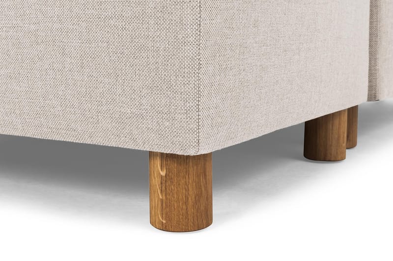 Crazy 7-seters Høyrevendt U-formet XX-Large Hjørnesofa med Divan i Stoff - Beige - Møbler - Sofaer - Hjørnesofaer - Hjørnesofa med divan