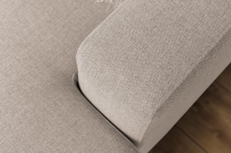 Crazy 7-seters Høyrevendt U-formet XX-Large Hjørnesofa med Divan i Stoff - Beige - Møbler - Sofaer - Hjørnesofaer - Hjørnesofa med divan
