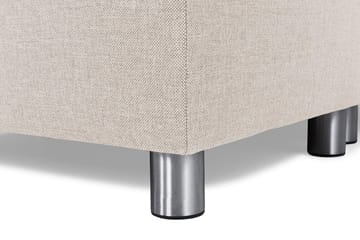 Crazy 7-seters Høyrevendt U-formet XX-Large Hjørnesofa med Divan i Stoff - Beige - Møbler - Sofaer - Hjørnesofaer - Hjørnesofa med divan