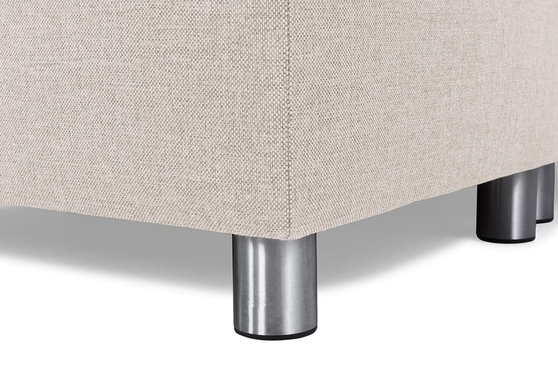 Crazy 7-seters Høyrevendt U-formet XX-Large Hjørnesofa med Divan i Stoff - Beige - Møbler - Sofaer - Hjørnesofaer - Hjørnesofa med divan