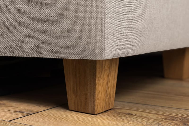 Crazy 7-seters Høyrevendt U-formet XX-Large Hjørnesofa med Divan i Stoff - Beige - Møbler - Sofaer - Hjørnesofaer - Hjørnesofa med divan