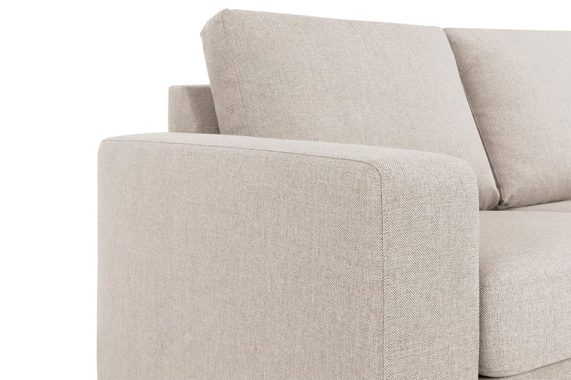 Crazy 7-seters Høyrevendt U-formet XX-Large Hjørnesofa med Divan i Stoff - Beige - Møbler - Sofaer - Hjørnesofaer - Hjørnesofa med divan