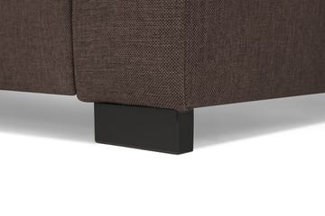 Crazy 7-seters Høyrevendt U-formet XX-Large Hjørnesofa med Divan i Stoff - Brun - Møbler - Sofaer - Hjørnesofaer - Hjørnesofa med divan