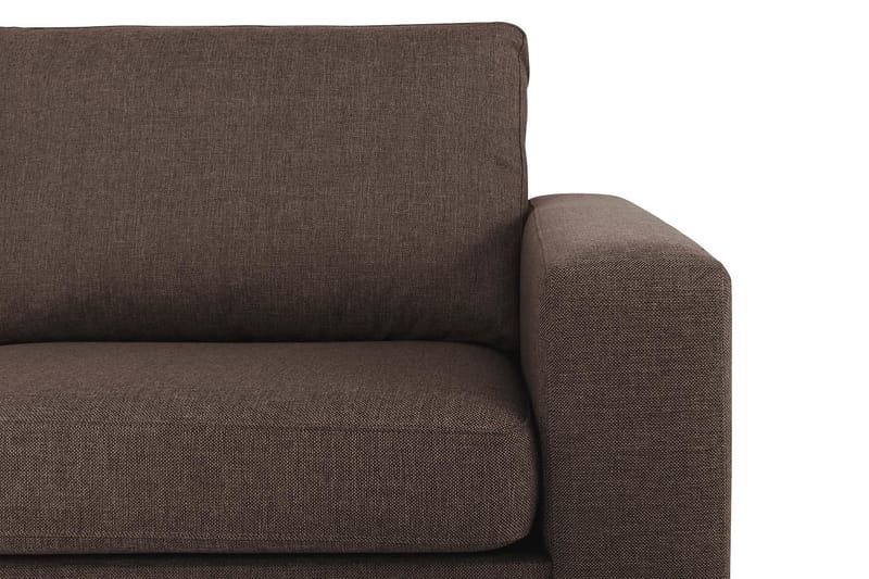 Crazy 7-seters Høyrevendt U-formet XX-Large Hjørnesofa med Divan i Stoff - Brun - Møbler - Sofaer - Hjørnesofaer - Hjørnesofa med divan