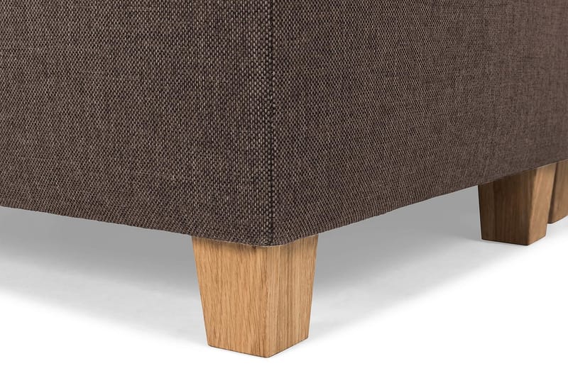 Crazy 7-seters Høyrevendt U-formet XX-Large Hjørnesofa med Divan i Stoff - Brun - Møbler - Sofaer - Hjørnesofaer - Hjørnesofa med divan